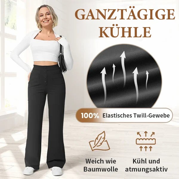 🔥Lässige Stretch-Hose mit hoher Taille für Frauen
