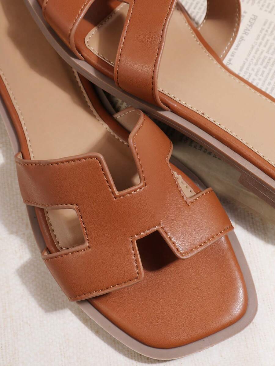 Luxe-inspirerade vita slides med sele