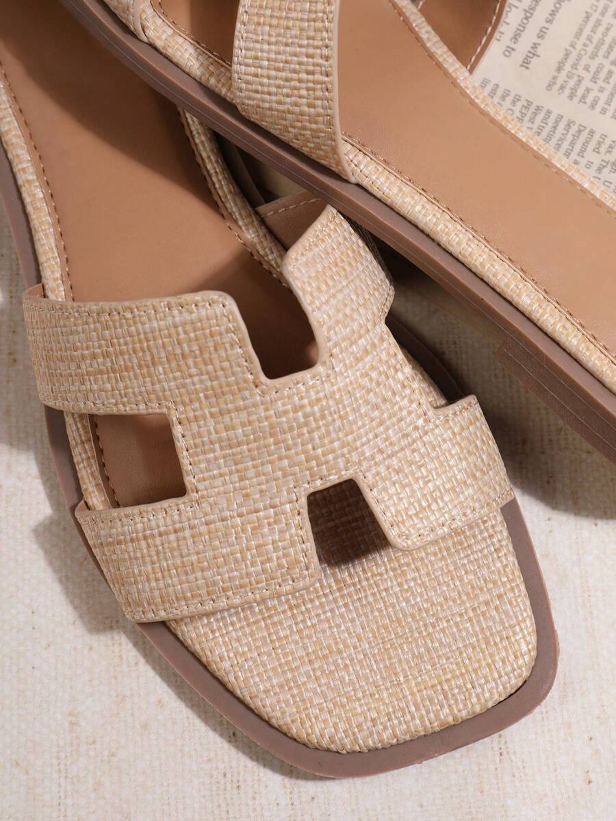 Luxe-inspirerade vita slides med sele