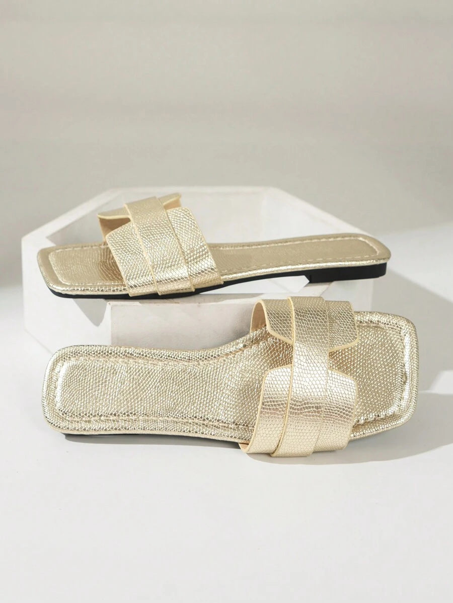 Slip-in tofflor för dam – låg klack