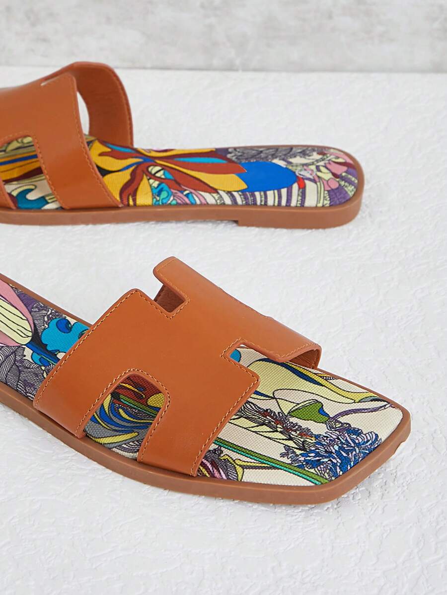 Luxe-inspirerade vita slides med sele