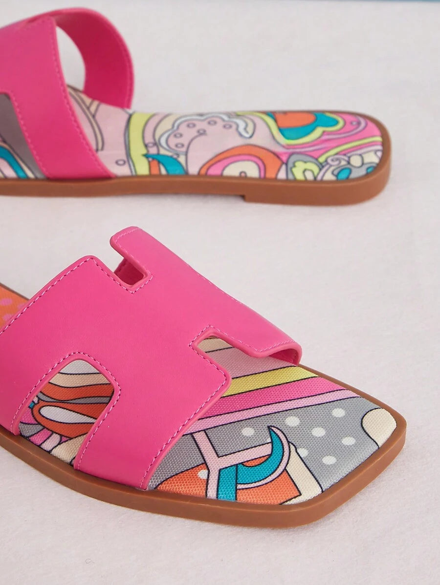 Luxe-inspirerade vita slides med sele