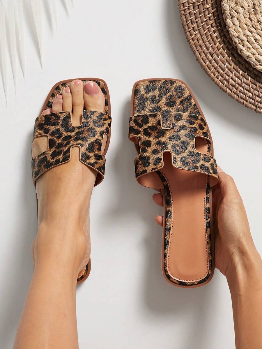 Luxe-inspirerade vita slides med sele