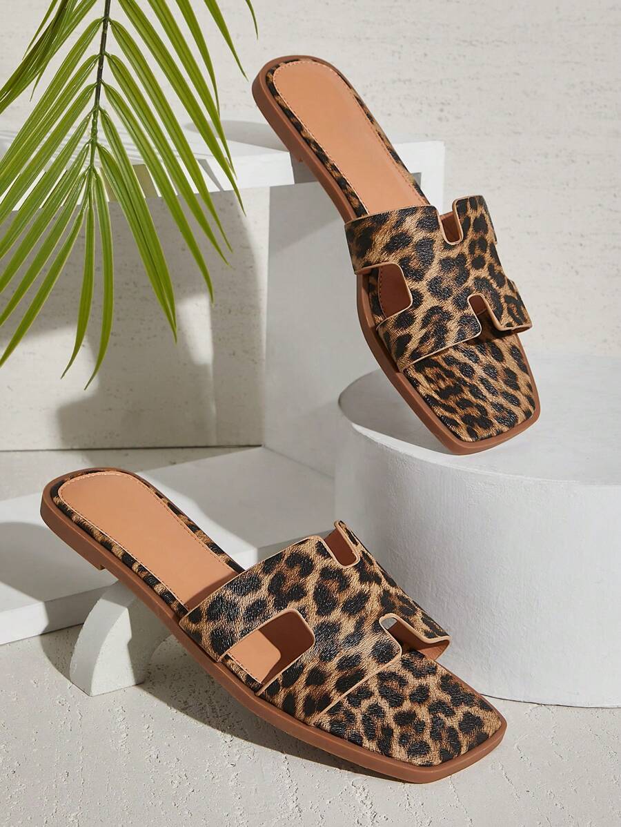 Luxe-inspirerade vita slides med sele