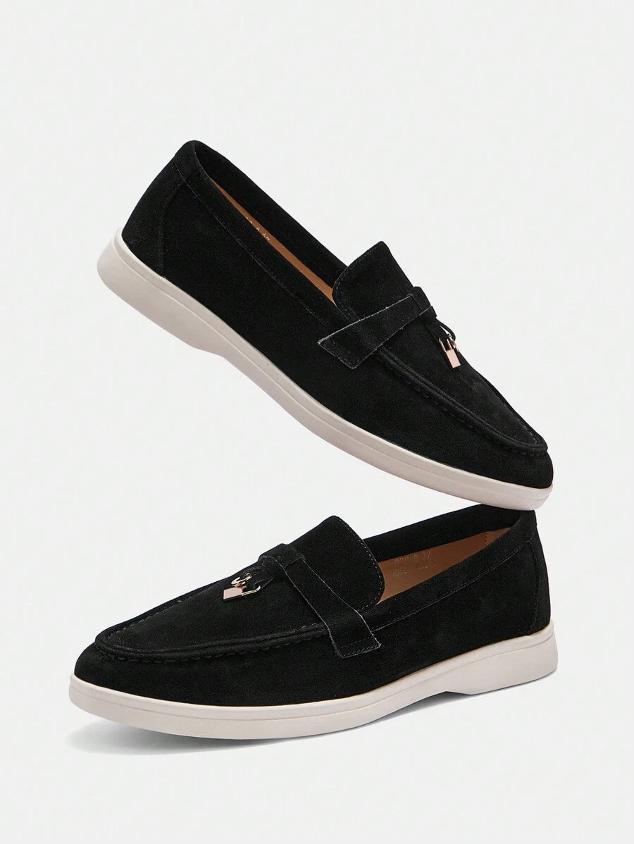 Damloafers med spetsig tå