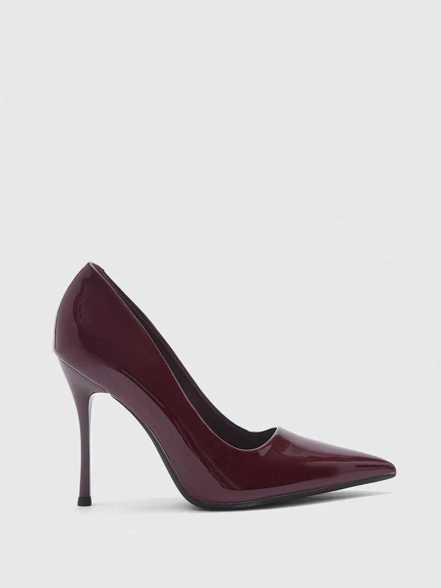 Eleganta pumps med spetsig tå