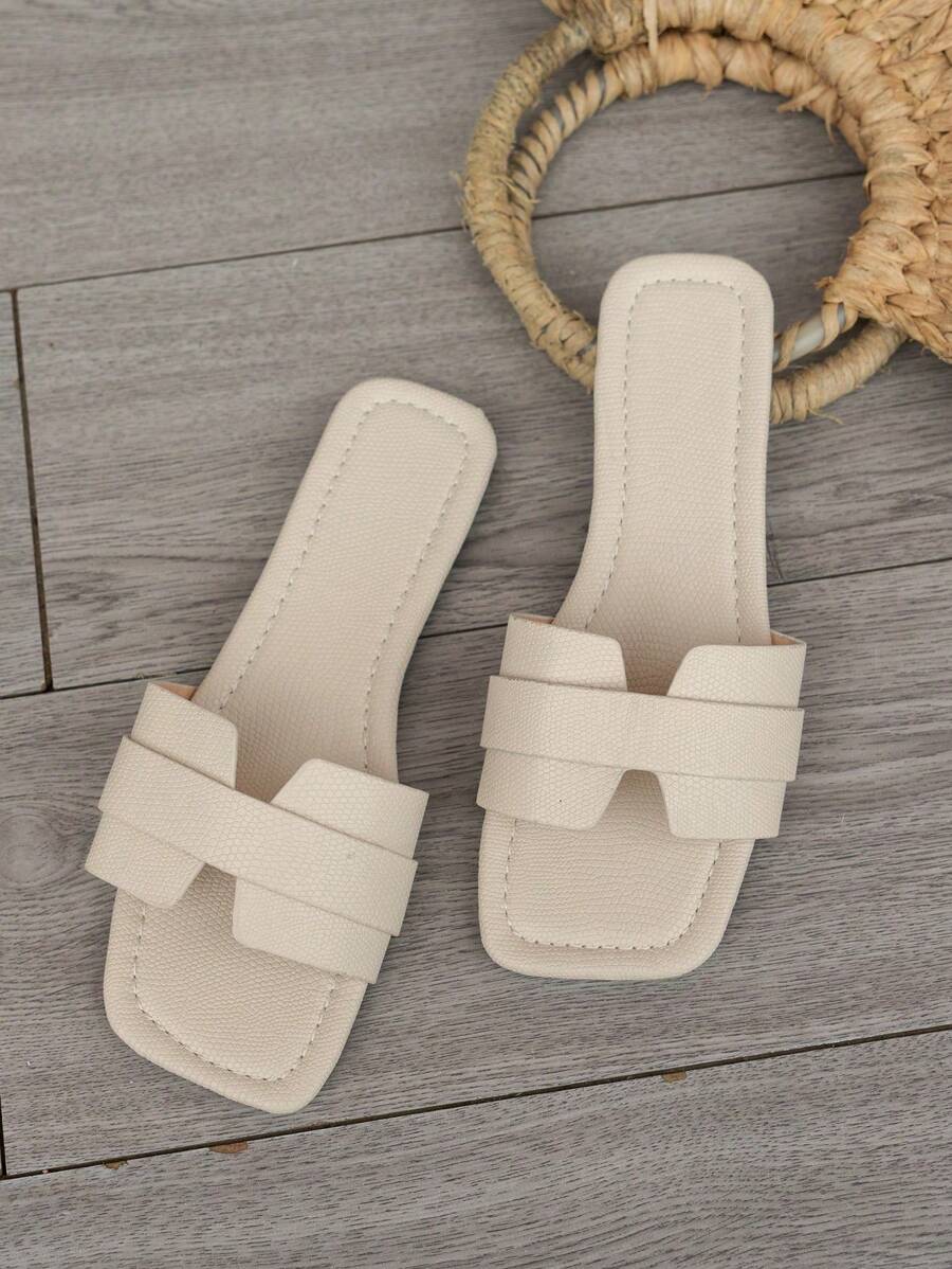 Slip-in tofflor för dam – låg klack