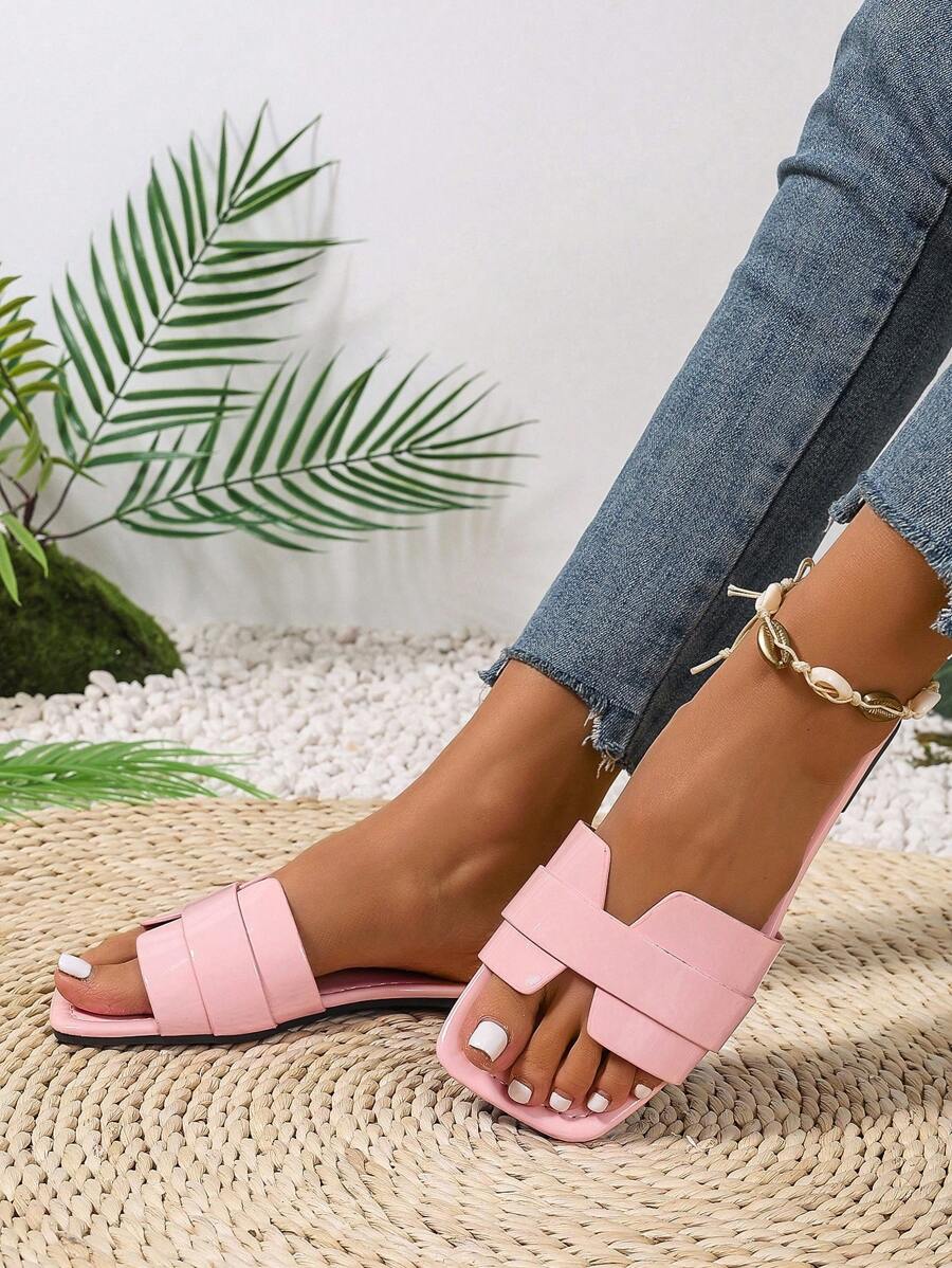 Slip-in tofflor för dam – låg klack