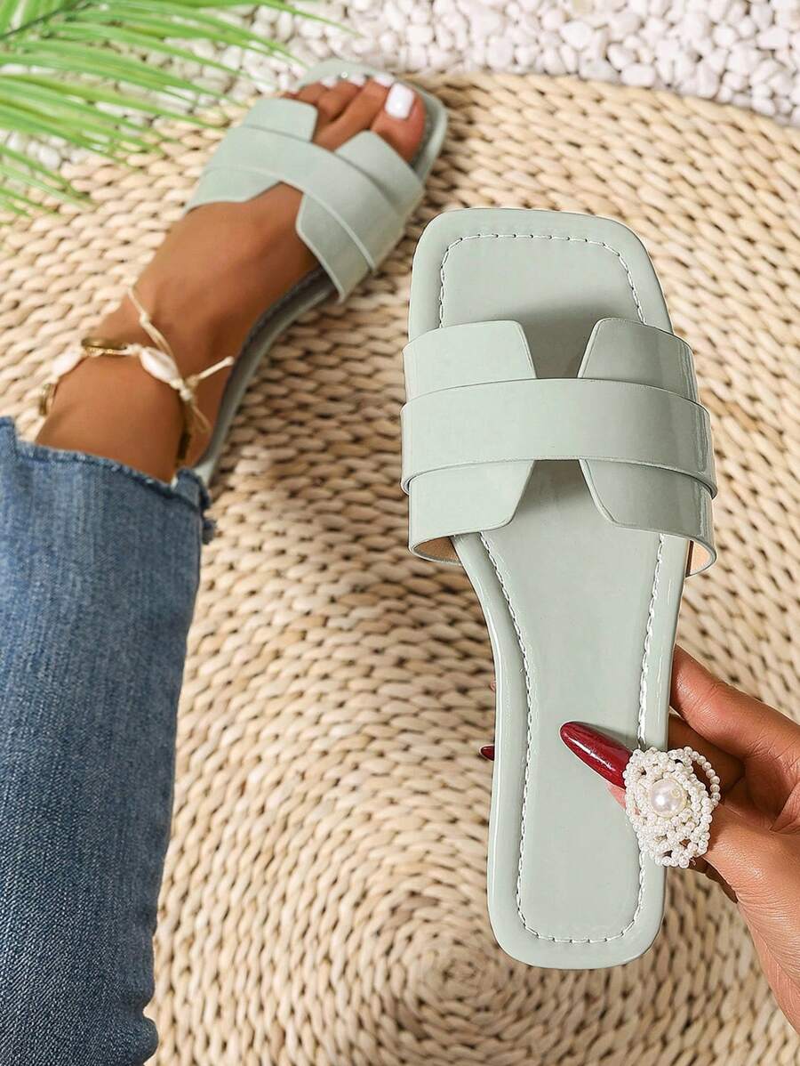 Slip-in tofflor för dam – låg klack