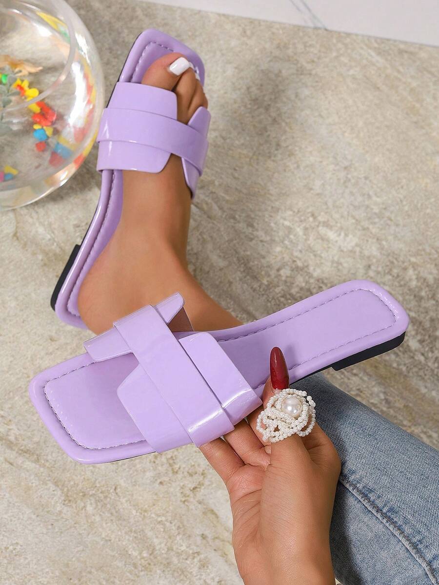 Slip-in tofflor för dam – låg klack