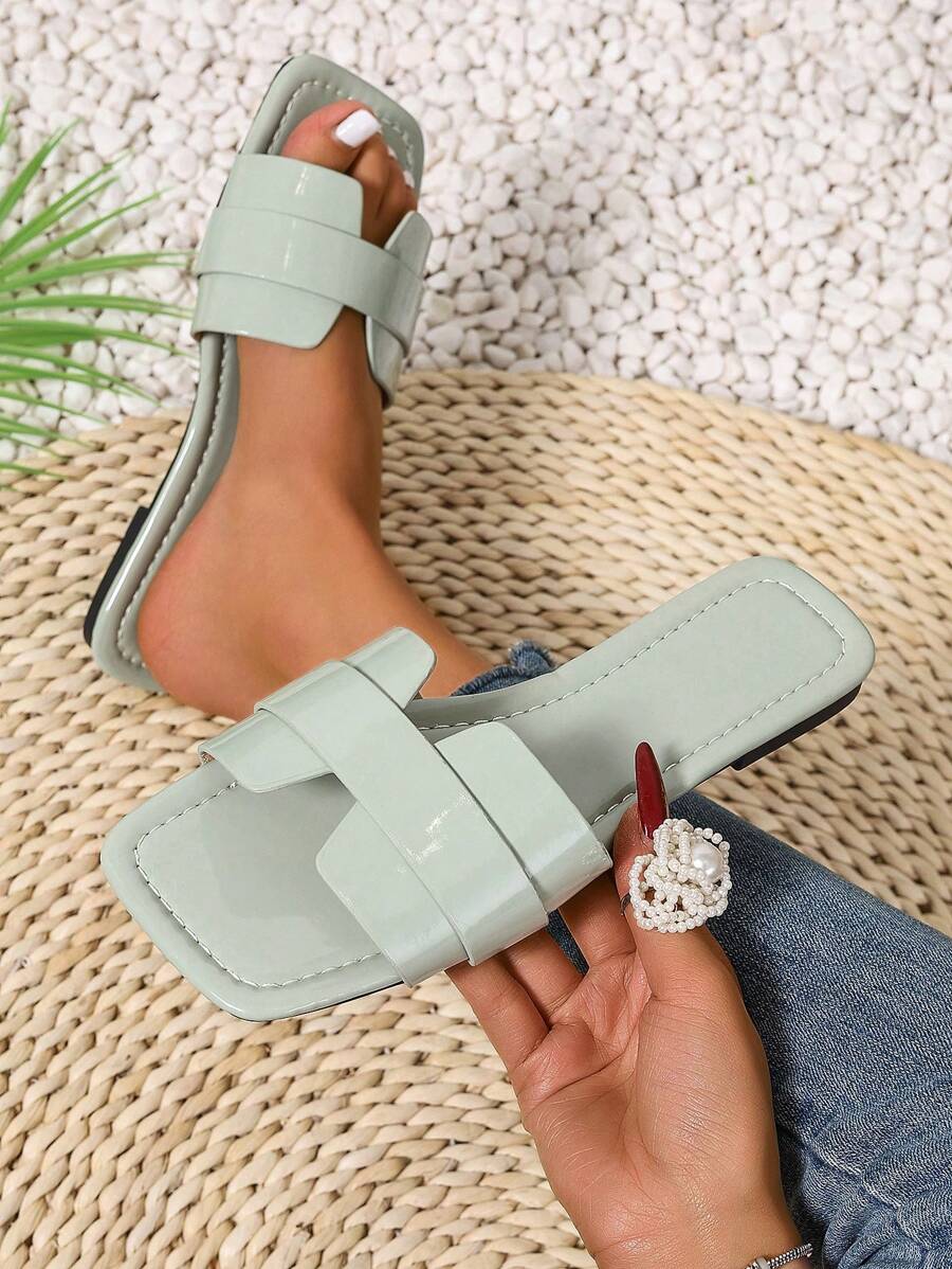 Slip-in tofflor för dam – låg klack