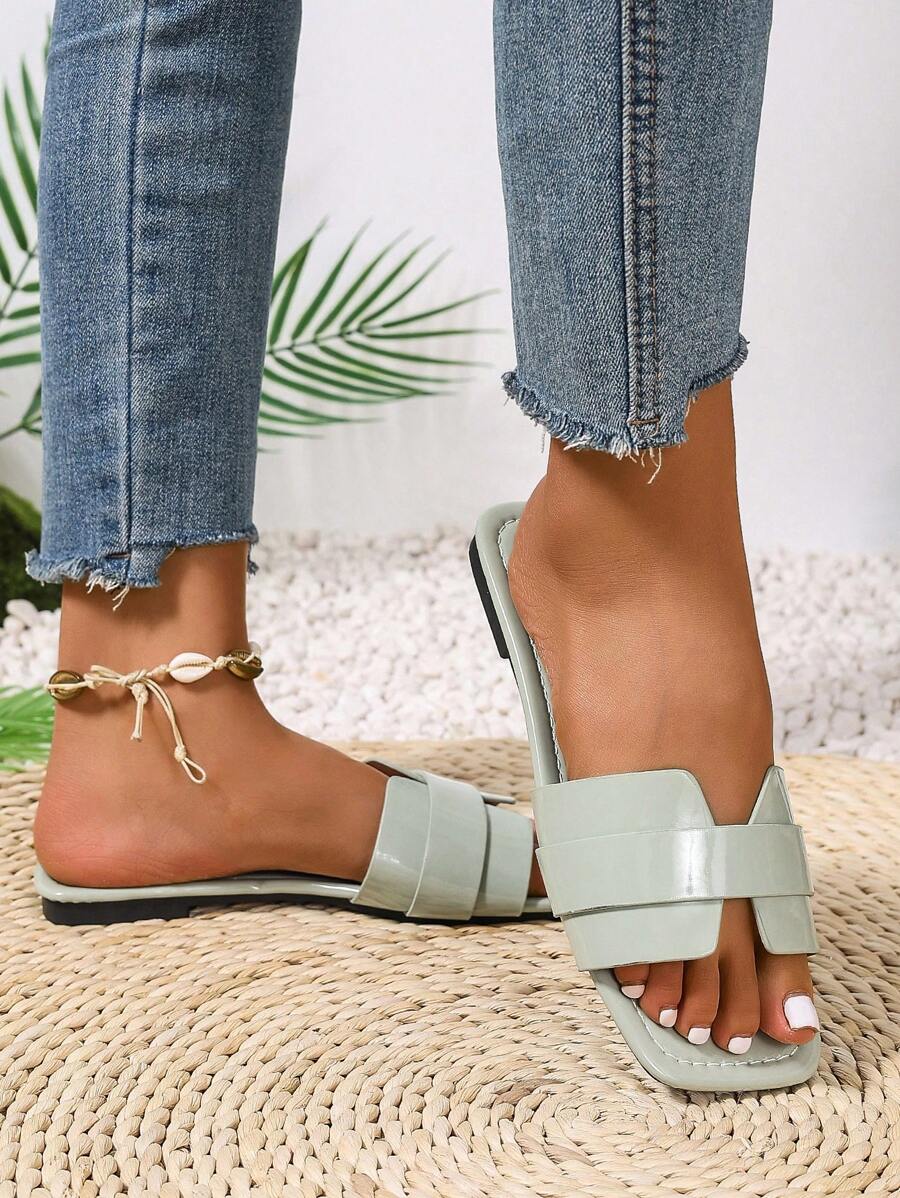 Slip-in tofflor för dam – låg klack