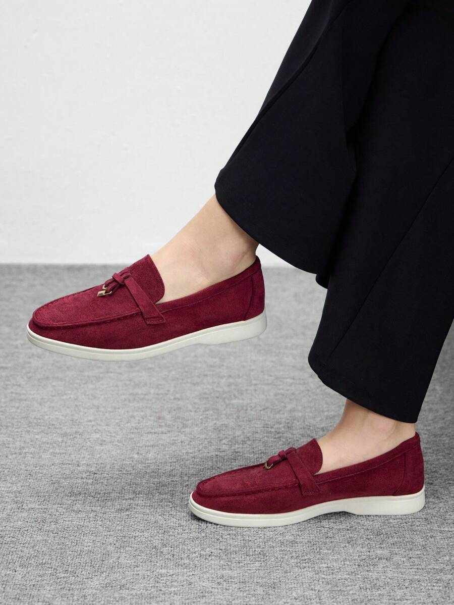 Damloafers med spetsig tå