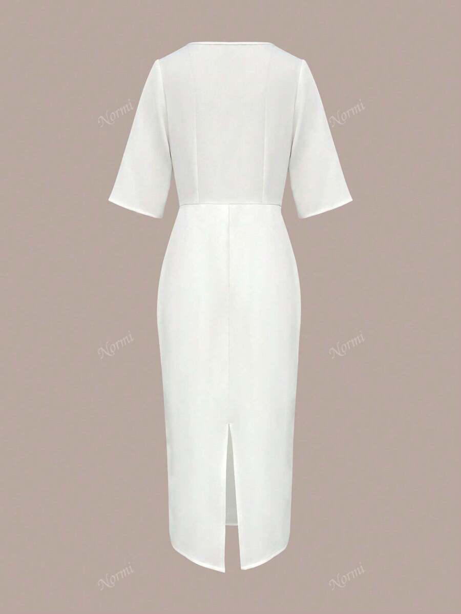 Pärlbälte Midiklänning