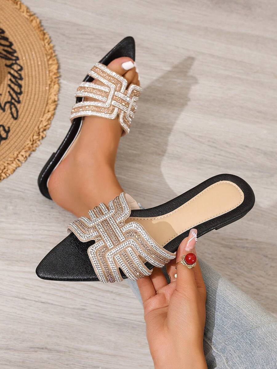 Slip-in tofflor för dam – låg klack