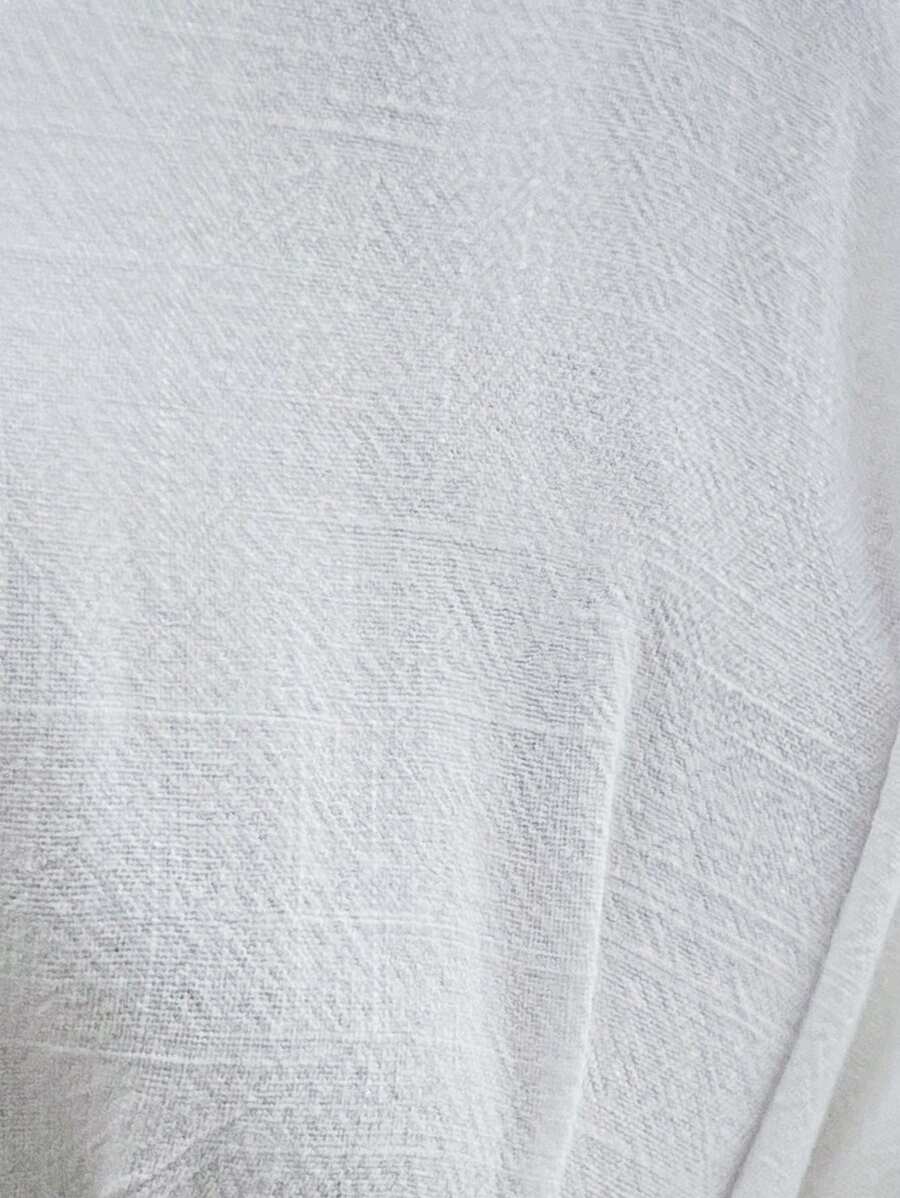 Linneshorts med Bambu­detaljer