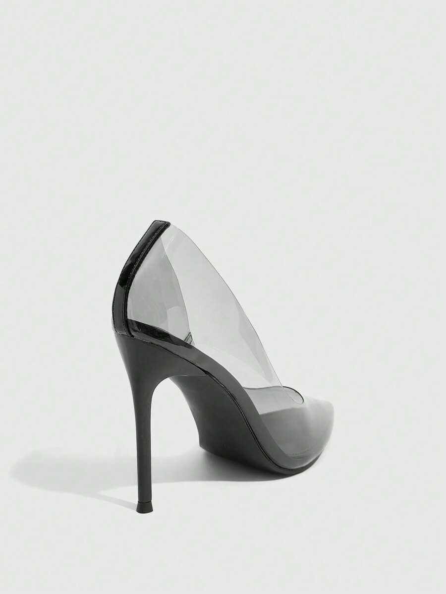 Eleganta pumps med spetsig tå