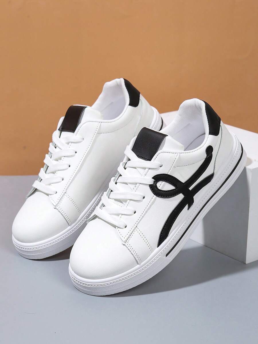 Låga vita sportskor – dam