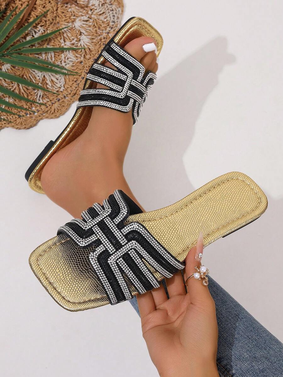 Slip-in tofflor för dam – låg klack