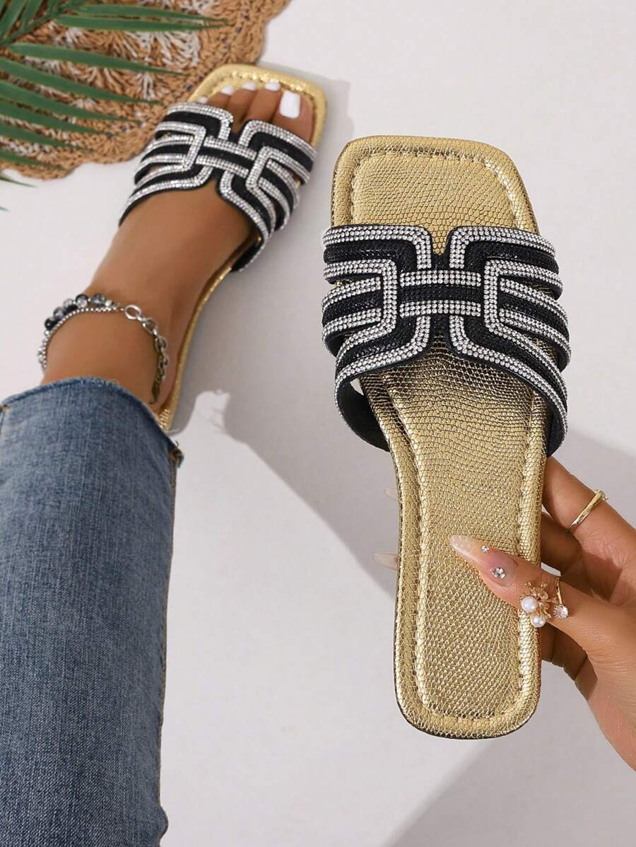 Slip-in tofflor för dam – låg klack