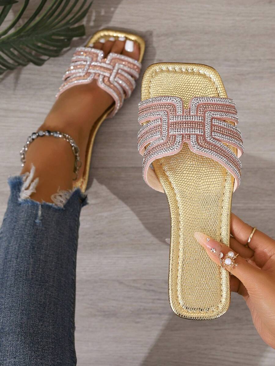 Slip-in tofflor för dam – låg klack