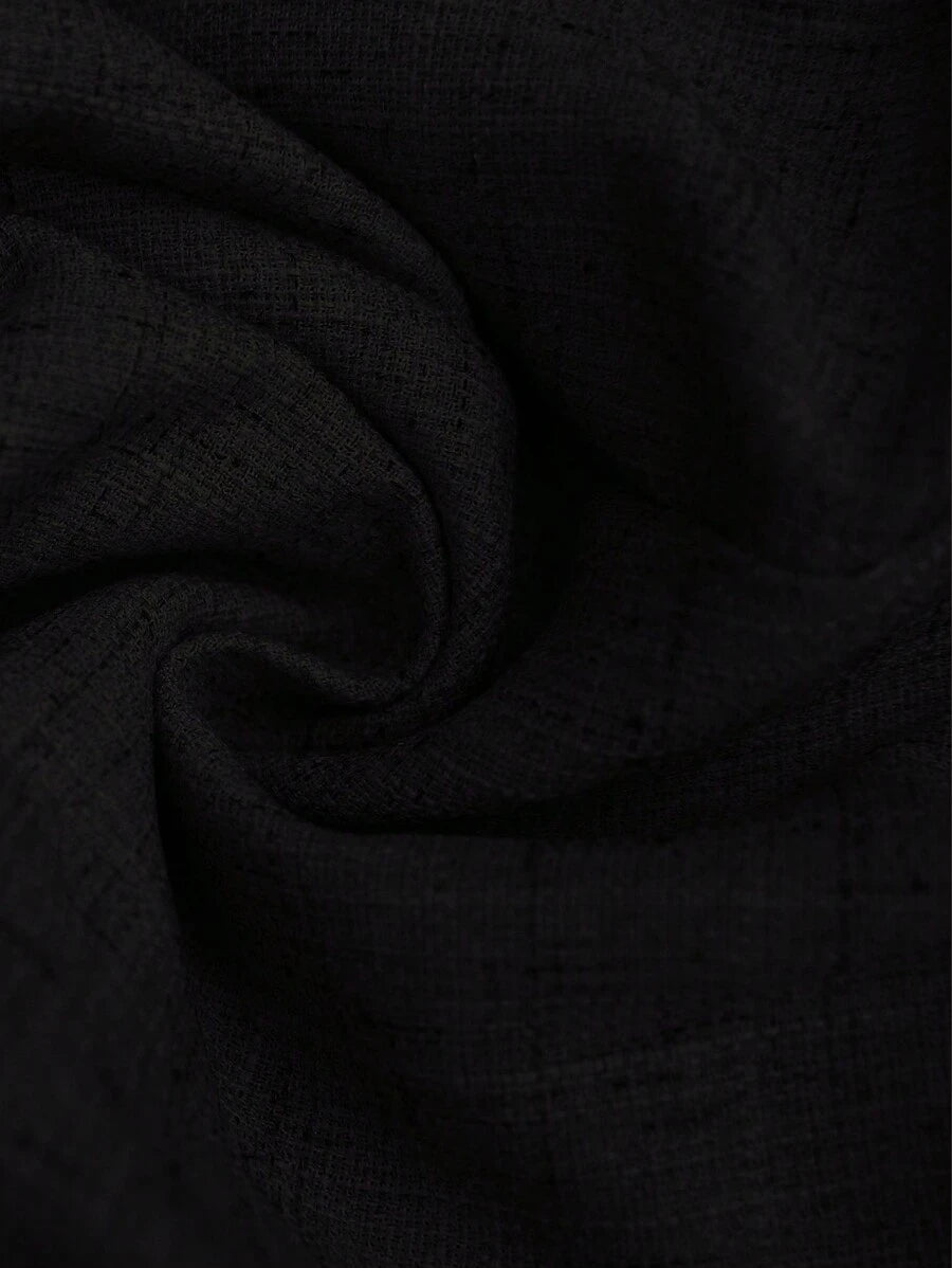 Linneshorts med Bambu­detaljer