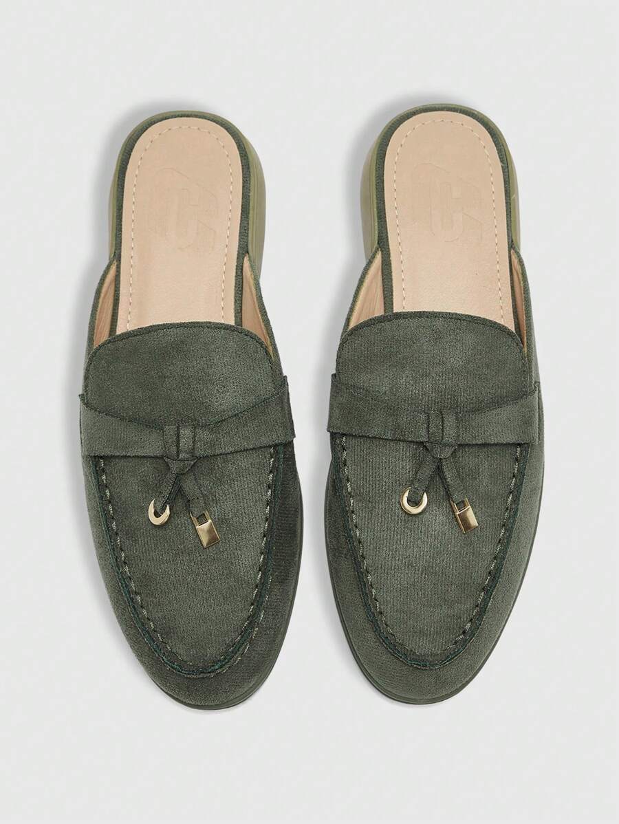 Damloafers med spetsig tå