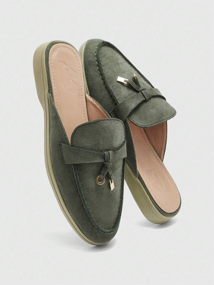 Damloafers med spetsig tå