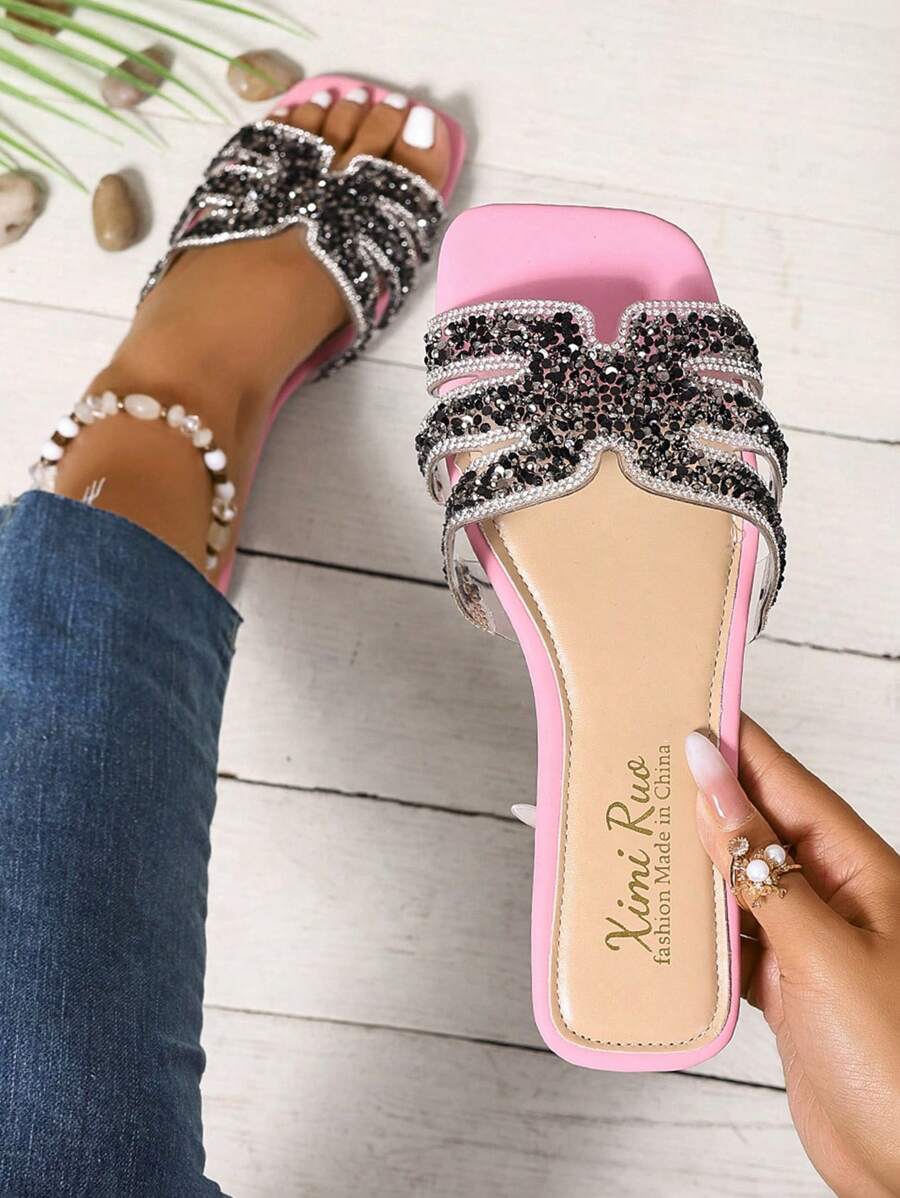 Slip-in tofflor för dam – låg klack