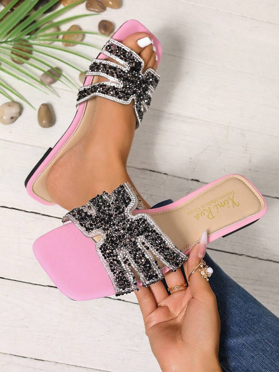 Slip-in tofflor för dam – låg klack