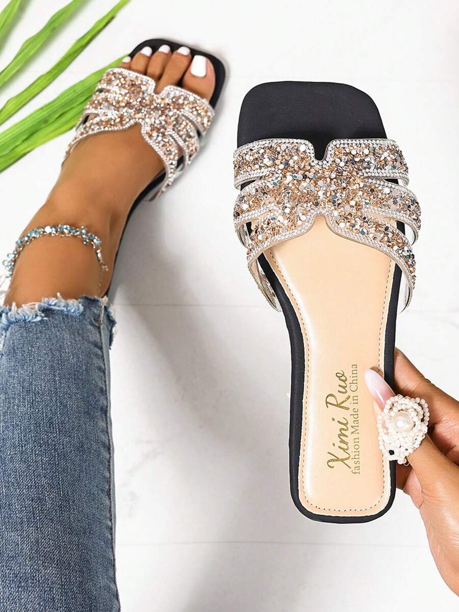 Slip-in tofflor för dam – låg klack