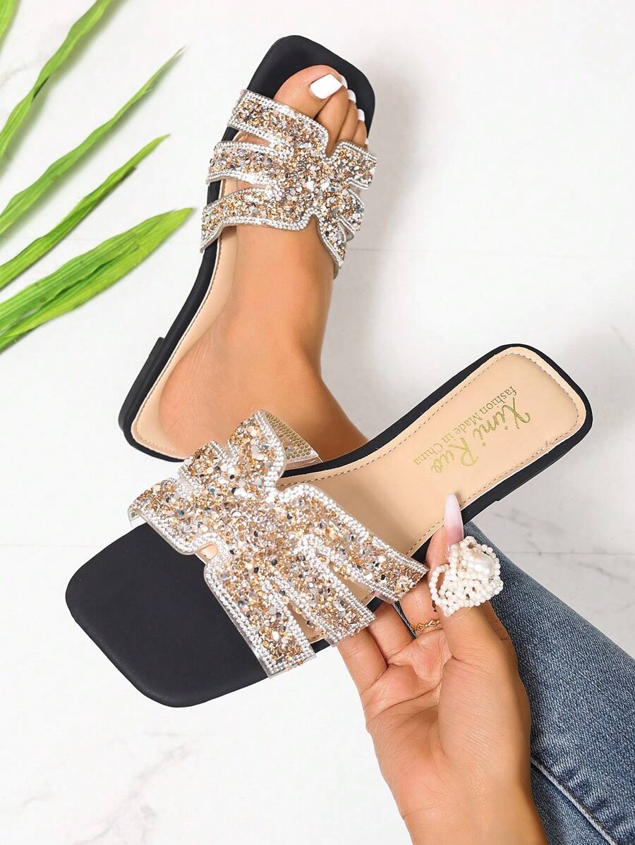 Slip-in tofflor för dam – låg klack