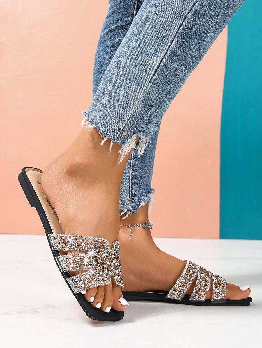 Slip-in tofflor för dam – låg klack