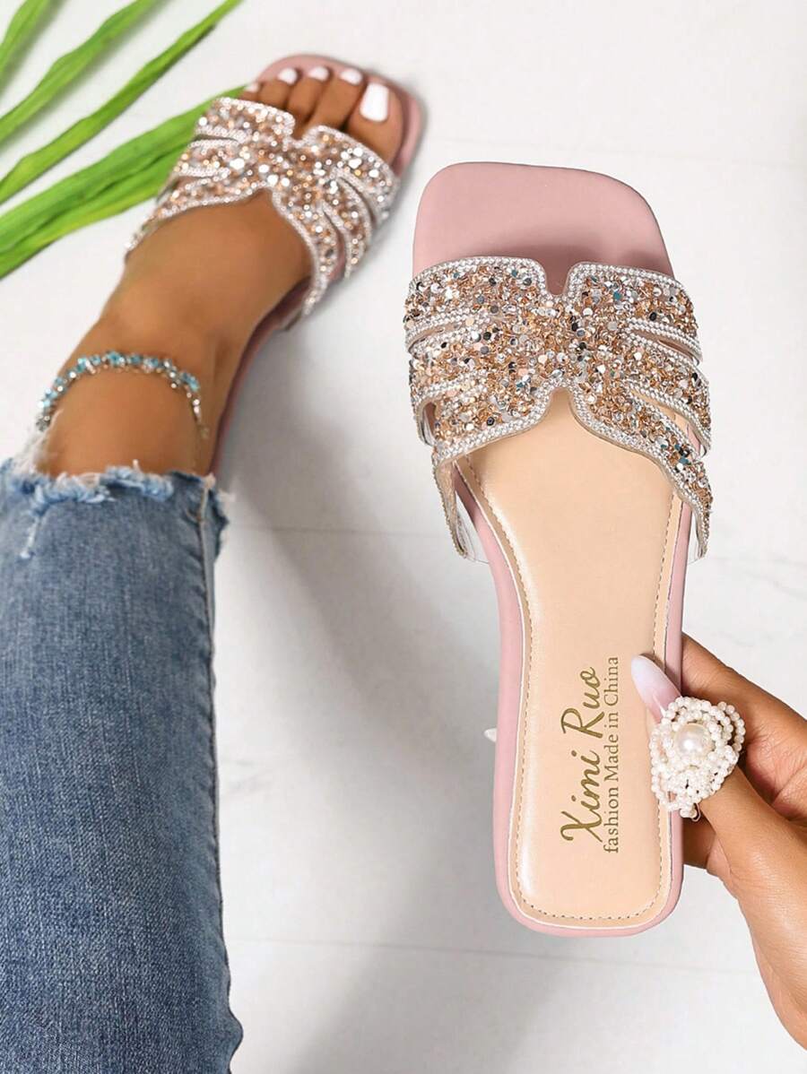 Slip-in tofflor för dam – låg klack