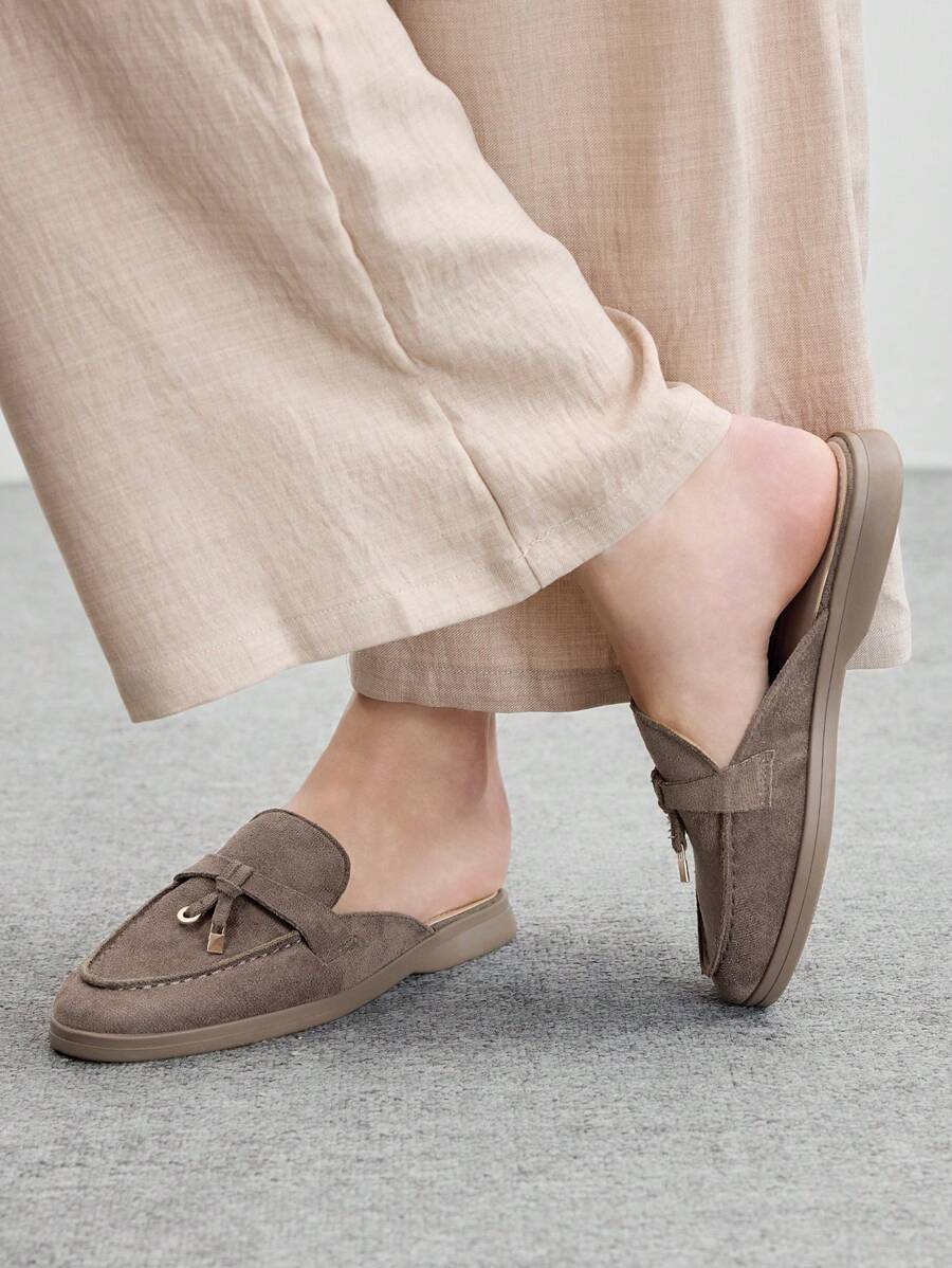 Damloafers med spetsig tå