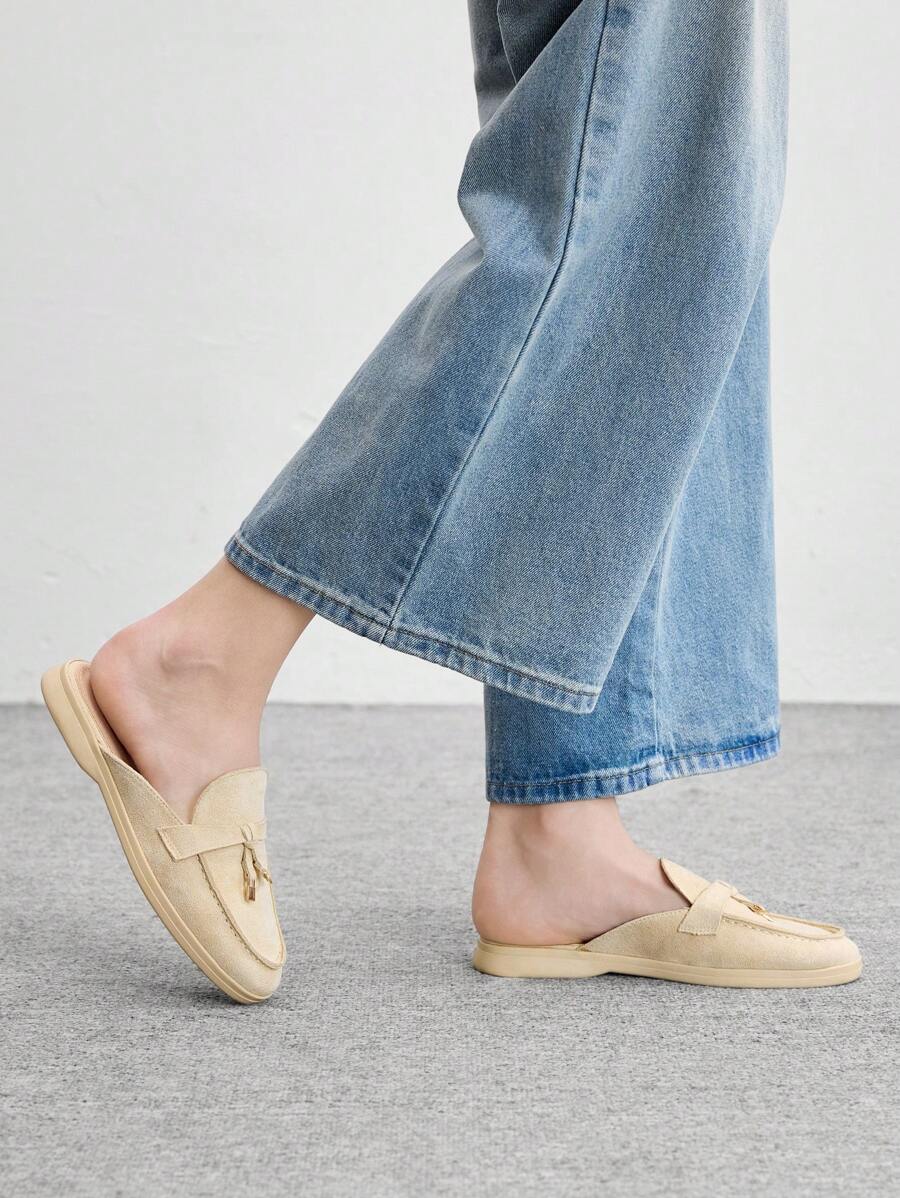 Damloafers med spetsig tå