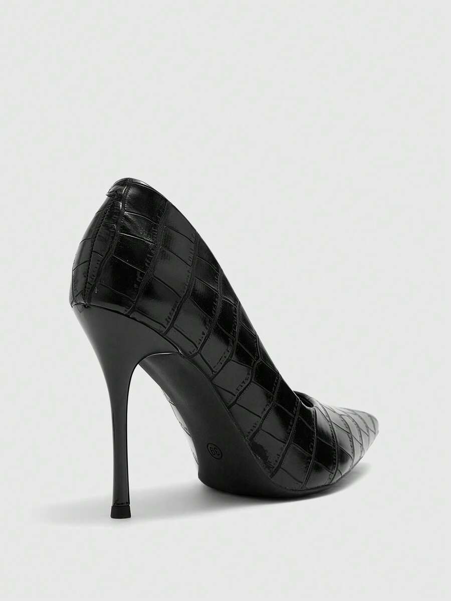 Eleganta pumps med spetsig tå