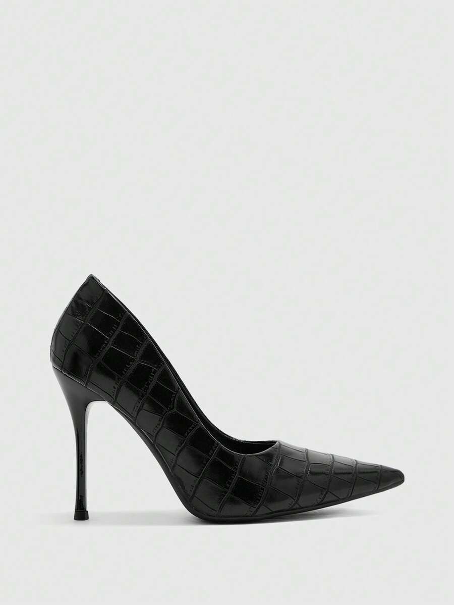 Eleganta pumps med spetsig tå