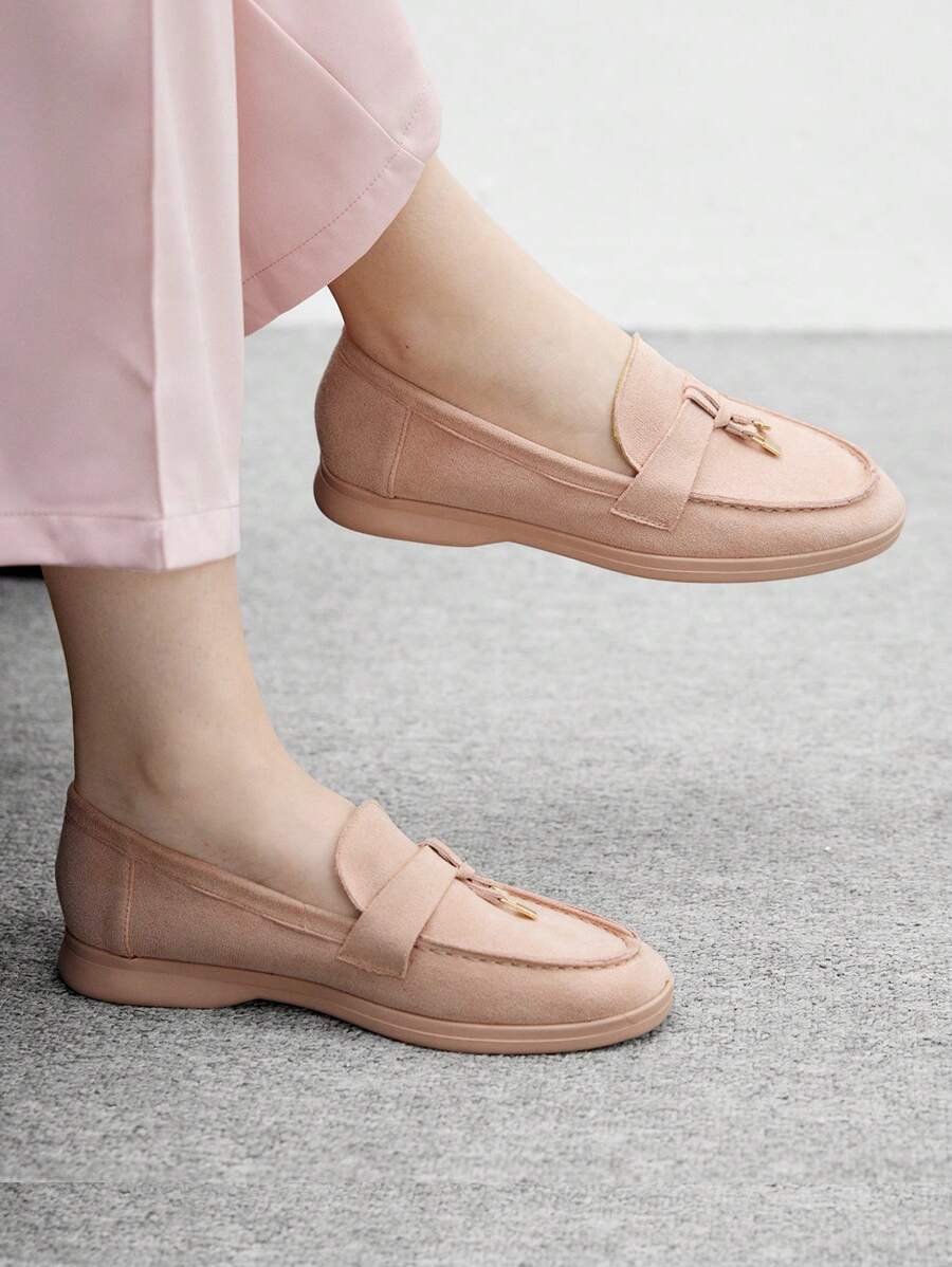 Damloafers med spetsig tå