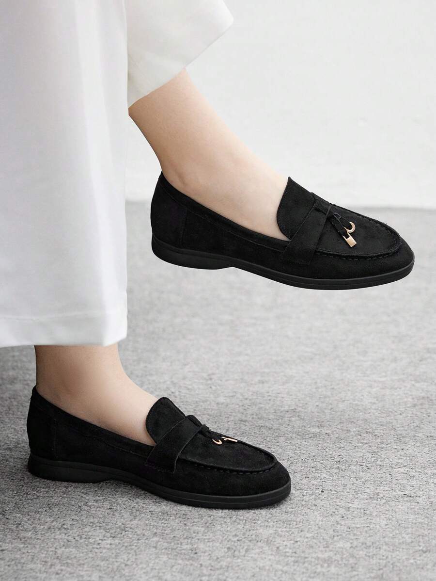 Damloafers med spetsig tå