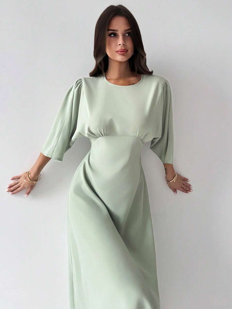 Grace Grön Midiklänning