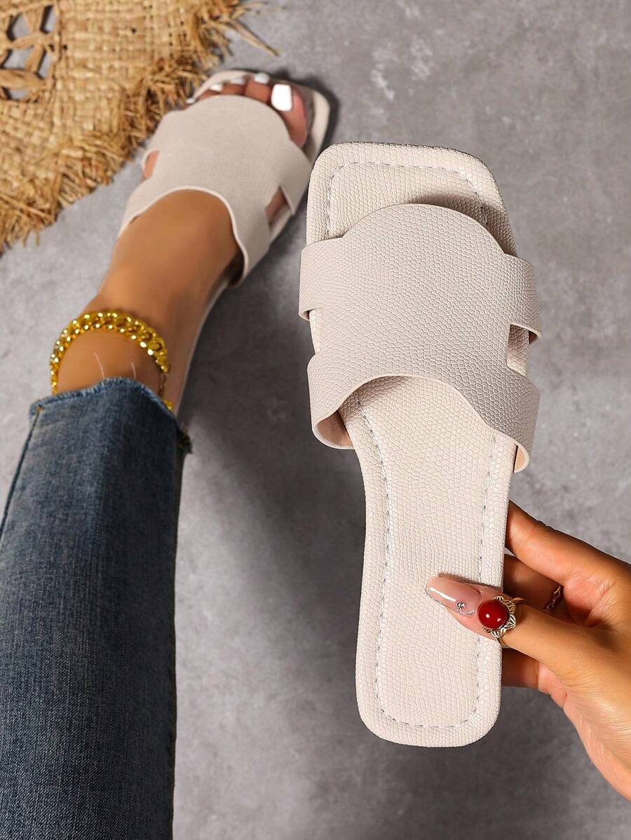 Slip-in tofflor för dam – låg klack