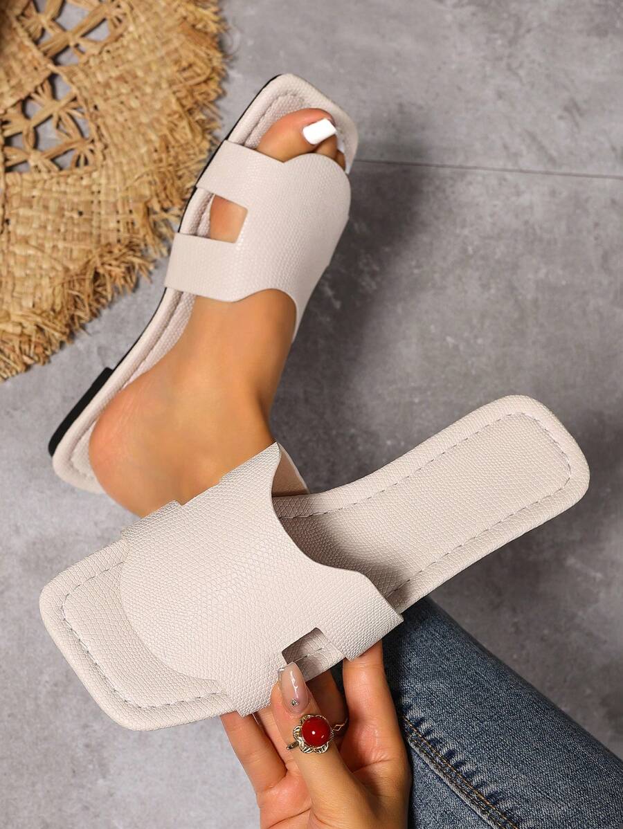 Slip-in tofflor för dam – låg klack