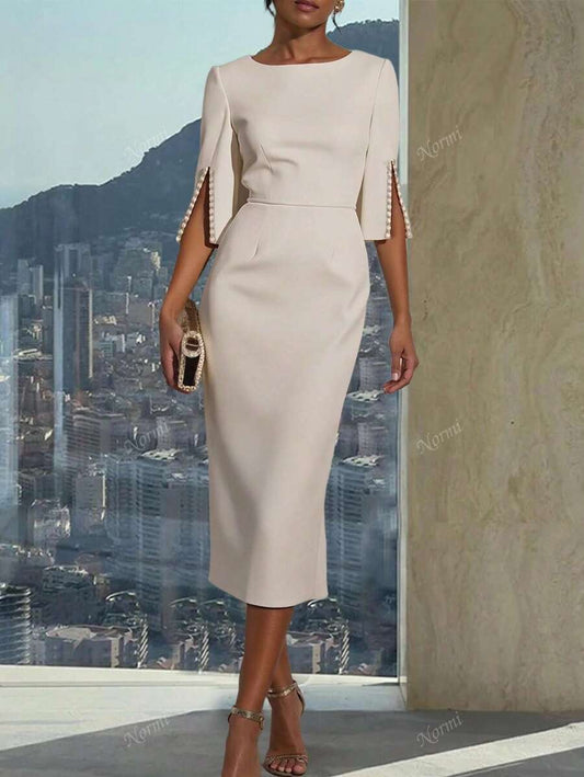 Pärlbälte Midiklänning