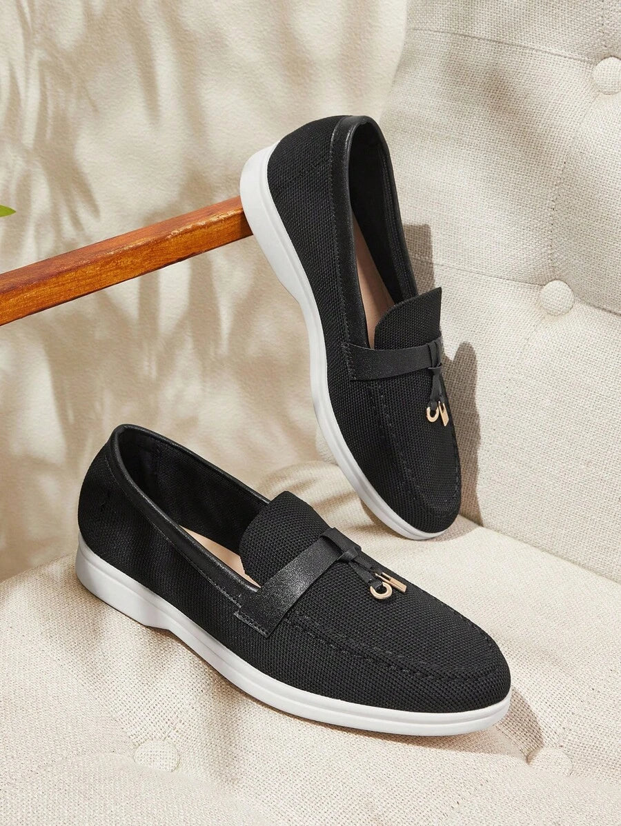 Damloafers med spetsig tå