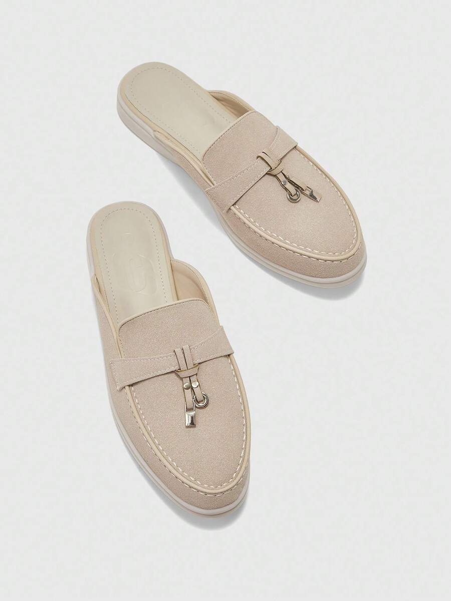 Damloafers med spetsig tå