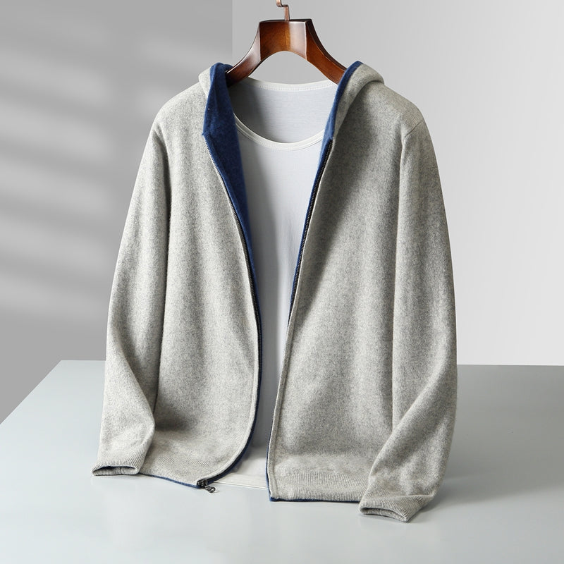 Napoli Vändbar Cashmere-hoodie