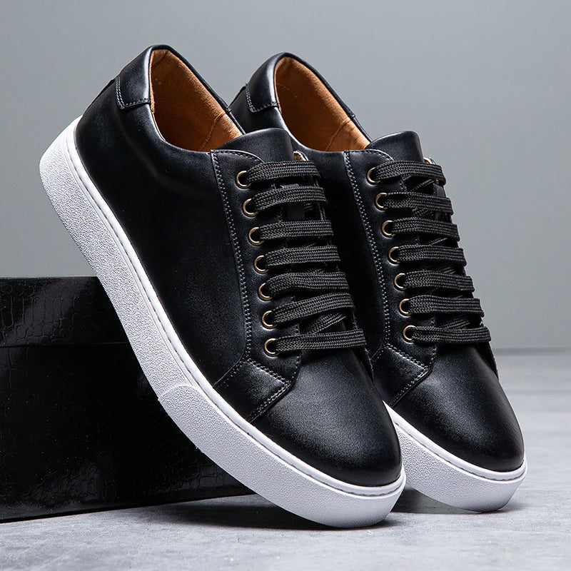 Milan Monarch Läder­sneakers